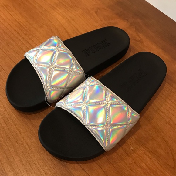 Pink Victoria S Secret Shoes Pink Iridescent Quilted Victoria